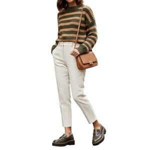 Sam Edelman Laurs Olive Leather Horse Bit Lug Sole Loafers Size 9M